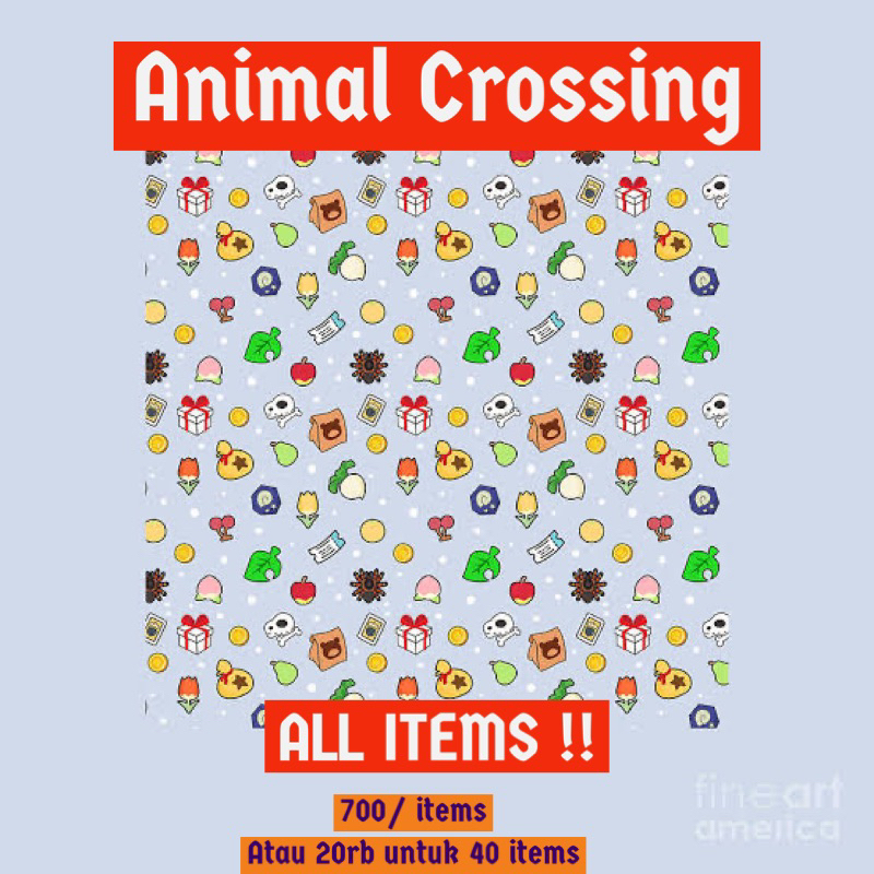 TERMURAH animal crossing items bebas pilih