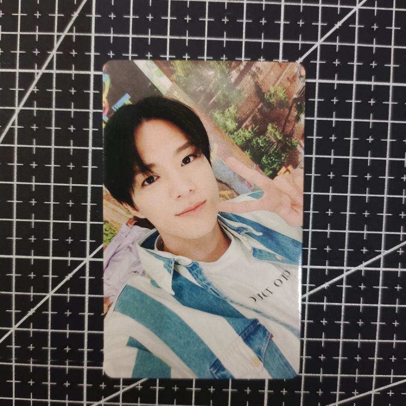 Photocard Official Jeno hello future yzy withfans 2 pc official jeno nct dream non album yizhiyu