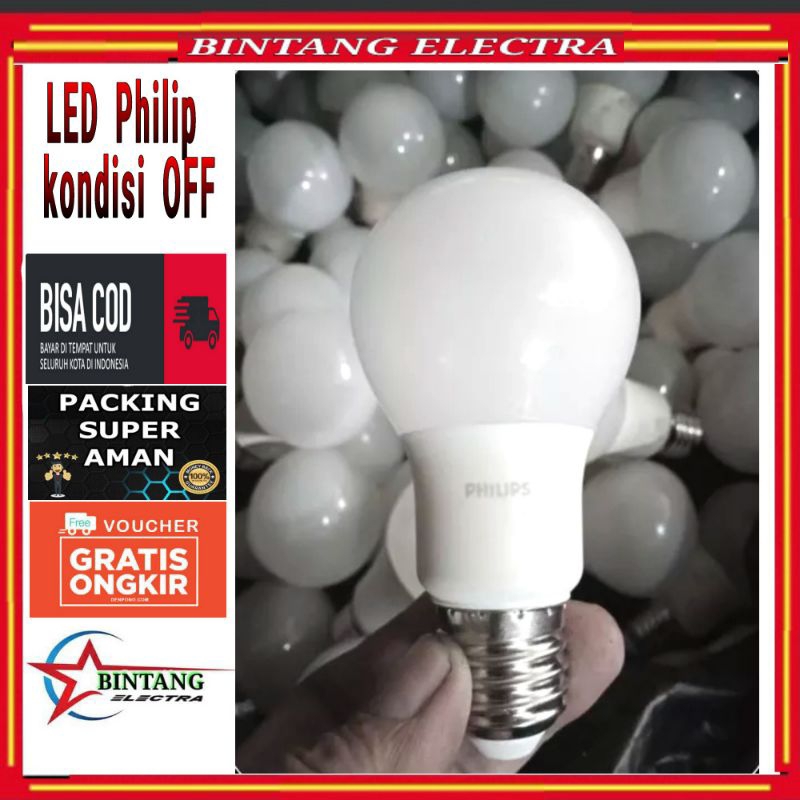 lampu Philips OFF/ MATI ,leher kecil