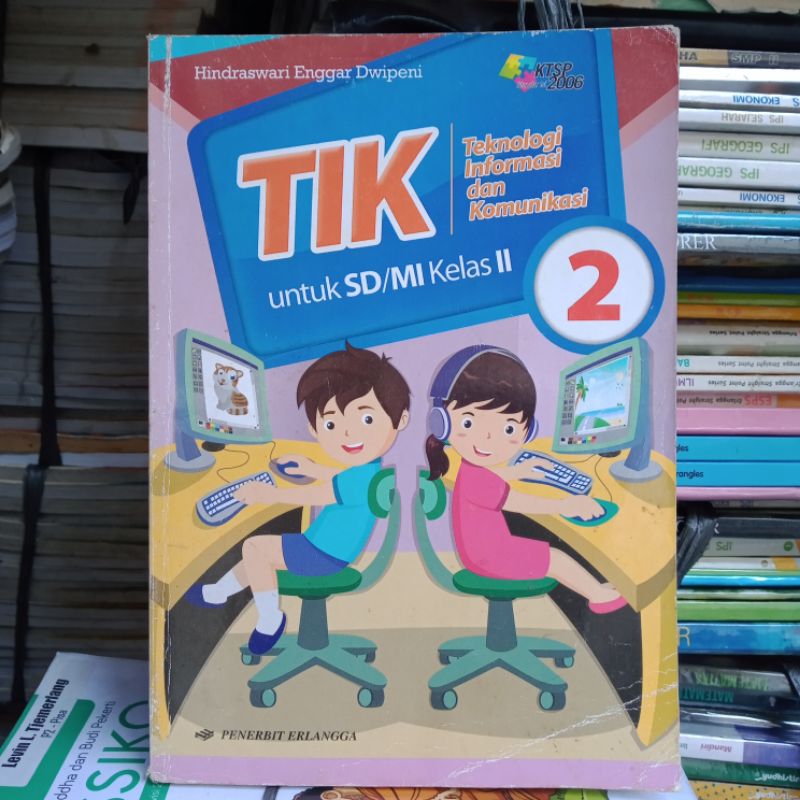 BUKU TIK KELAS 2 SD/MI ERLANGGA.100% ORIGINAL