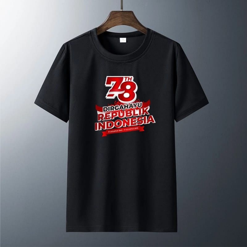 Kaos HUT RI 17 Agustus 2023 Kemerdekaan Indonesia Dewasa/Kaos Distro