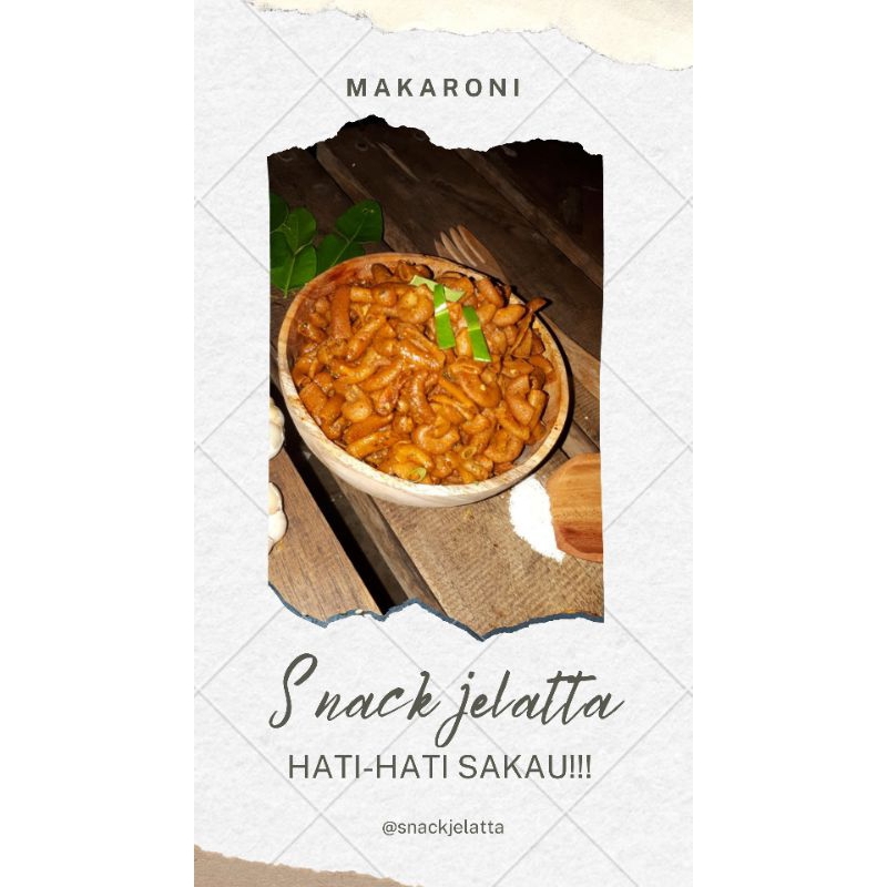 

Makaroni pedas daun jeruk