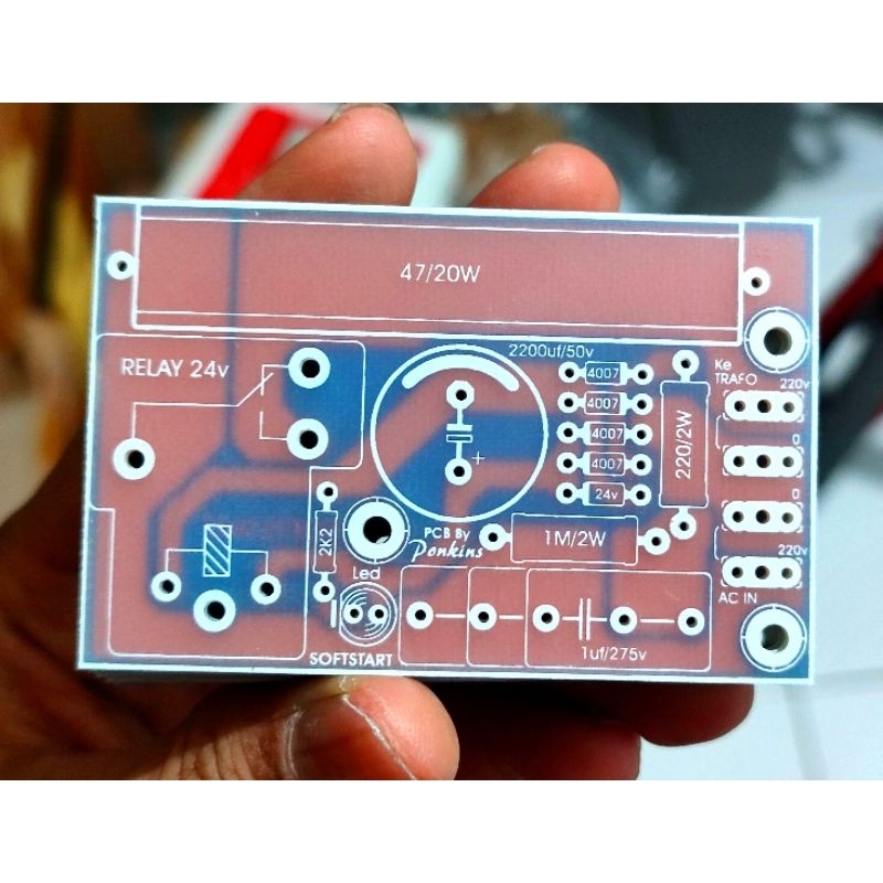 Pcb softstart bahan fiber fr4