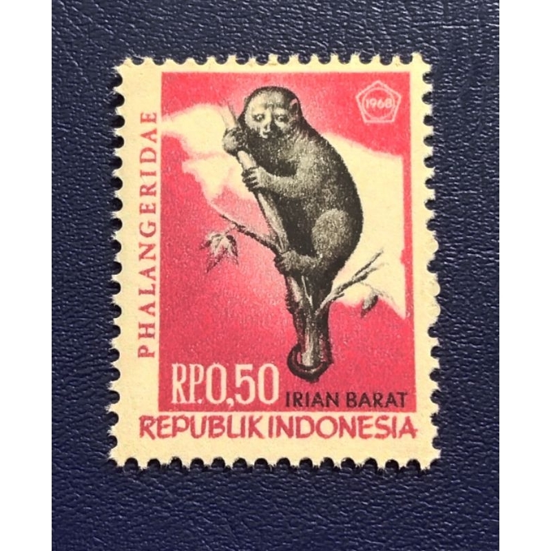 

Prangko Lawas IRIAN BARAT Flora-Fauna 0,50 Rupiah Thn 1968 Phalangeridae