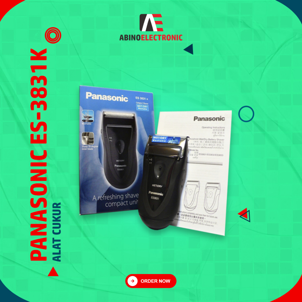 Mesin Cukur Panasonic ES-3831K Alat Pencukur Elektrik Kumis Jenggot