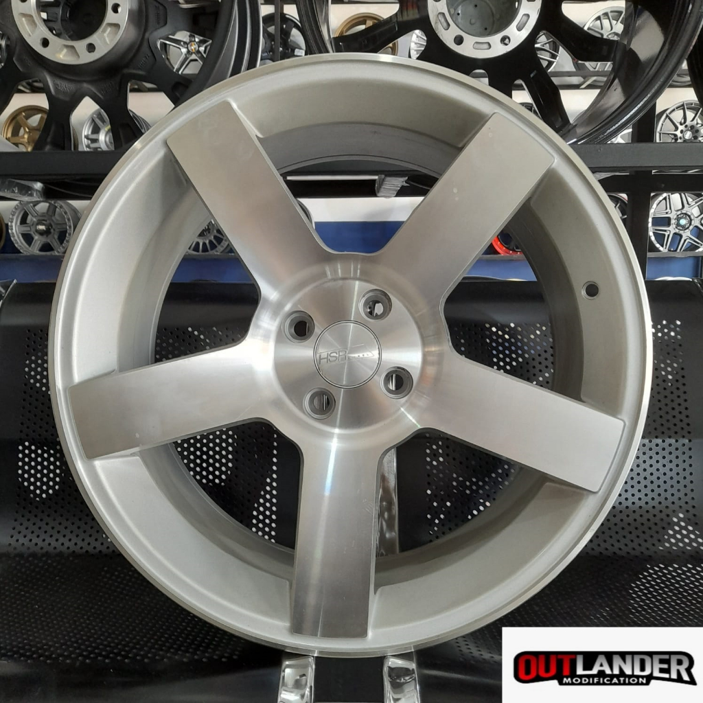 Velg HSR Ring 18 HSR Type Sale KM690 Buat City Vios Mobilio Baleno Soluna Pelek Racing