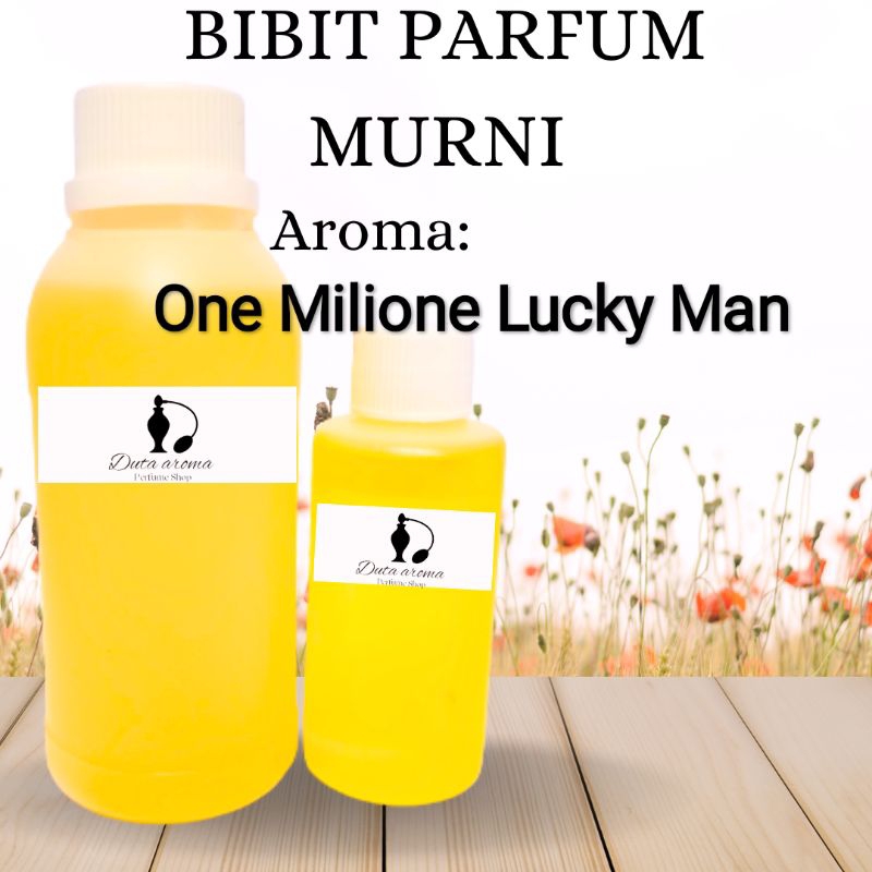 Parfum bibit murni ONE MILIONE LUCKY MAN 100 ml kemasan repack