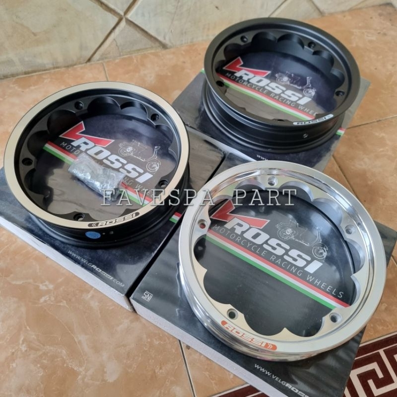 VELG VESPA RING 10 VRX TUBELESS VROSSI PX SPRINT EXCEL