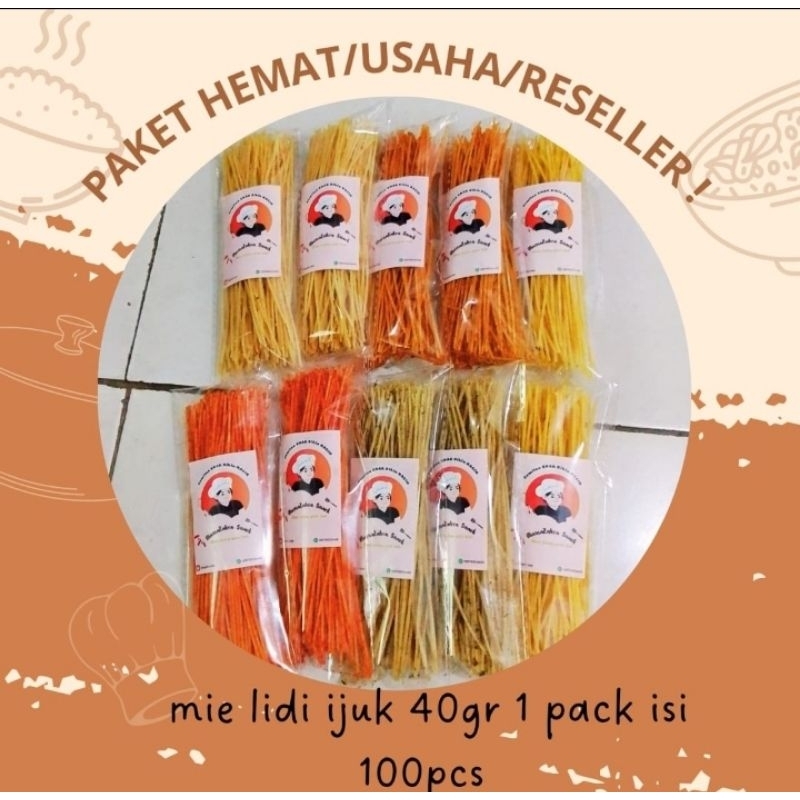 

Paket hemat mie lidi ijuk isi 100pcs