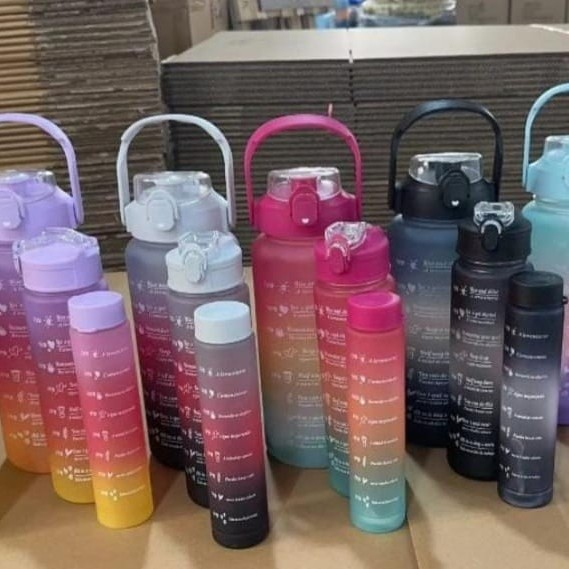 Botol Minum Viral Beranak 3in1 2 Liter free stiker 2d+3d