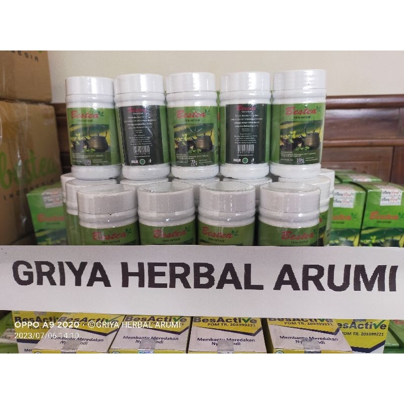 

TEH HITAM BESTEA kemasan 40gr obat herbal asam urat dan kolesterol