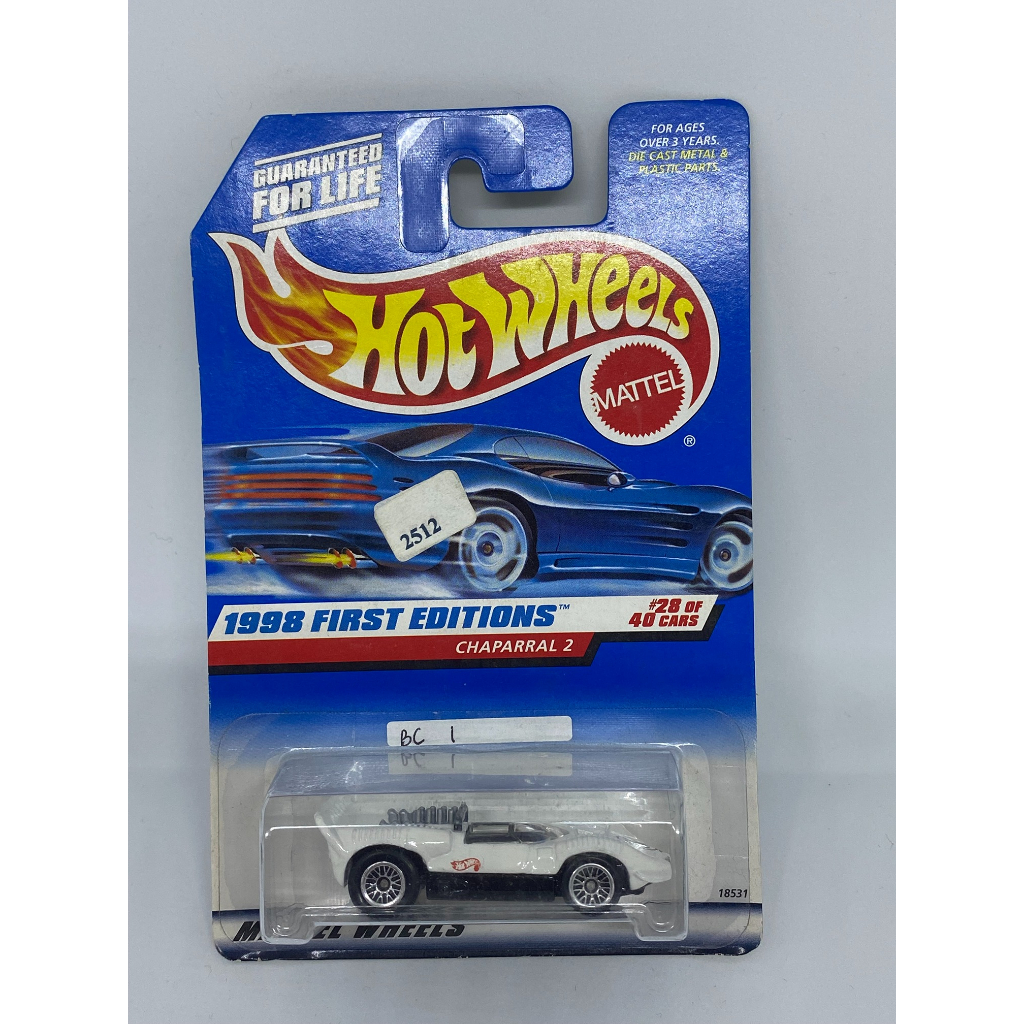 HOT WHEELS CHAPARRAL 2 HOT WHEELS VINTAGE BLUE CARD