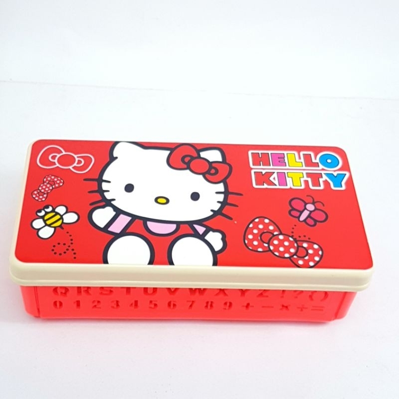 

Tempat Pensil Bentuk Keranjang Plastik Bisa Dilipat Hello Kitty Merah Imfort
