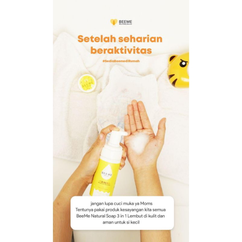 Beeme- NATURAL SOAP 3 in 1