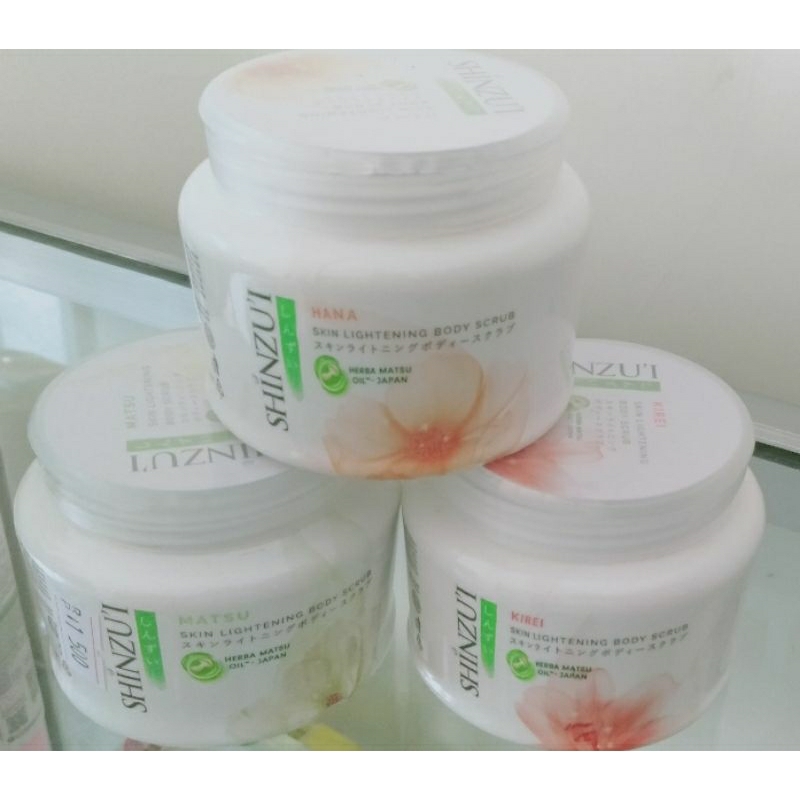 Shinzu'i body scrub/body scrub shinzu'i