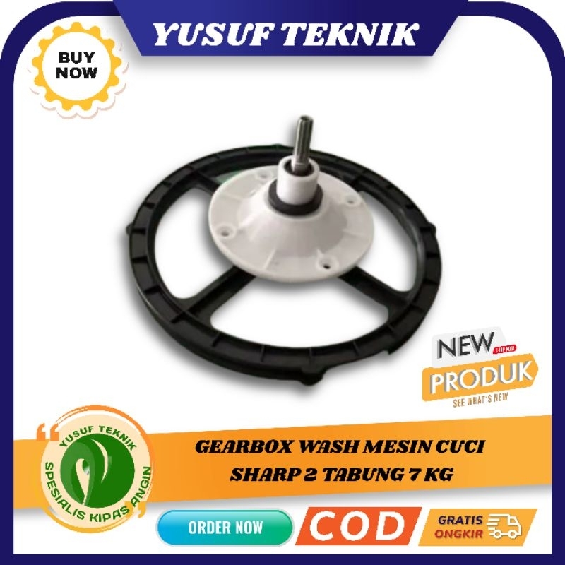 GEARBOX MESIN CUCI MERK SHARP KAPASITAS 7  KG