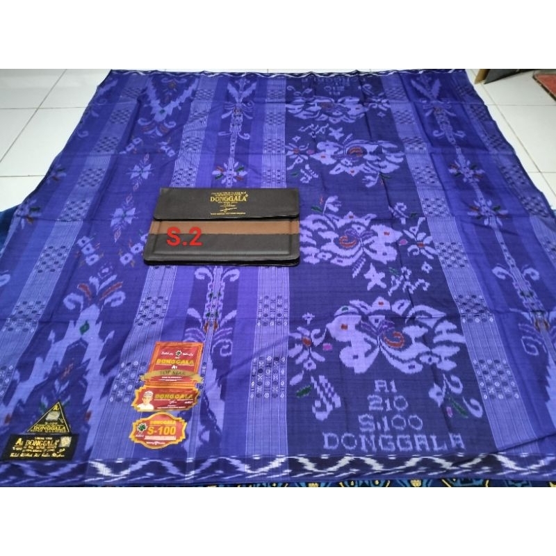 Sarung Donggala Selempang S 100 Original full sutra/ Mantap