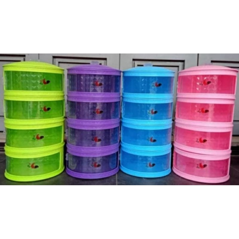 Tempat lauk 4susun polos