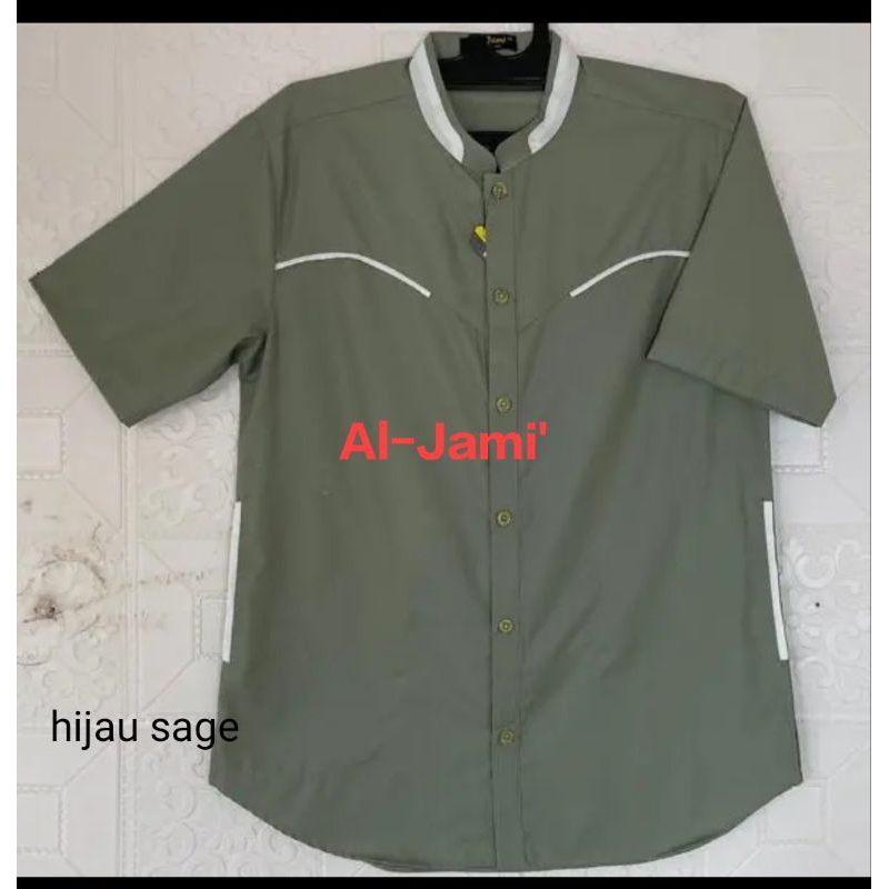 Baju Koko Pria Kemko Aljami Bahan Toyobo Fodu