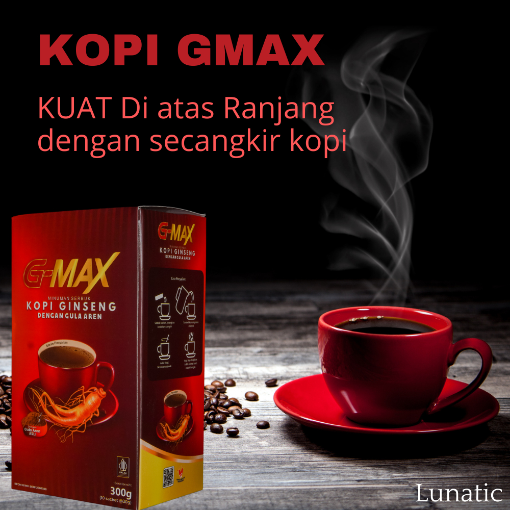 

KOPI STAMINA PRIA DAN WANITA BERBAHAN HERBAL MURNI SUDAH BPOM dari LUNATIC KOPI GMAX