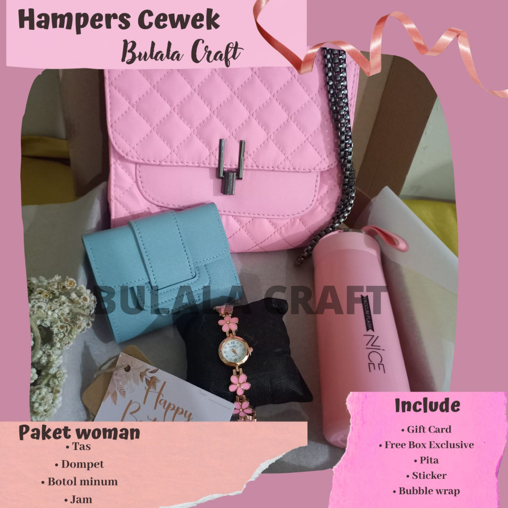 

Paket Woman Hampers Casual Cewek / Hampers Gift / Kado Ulang Tahun / Hampers Outfit Cewek Casual