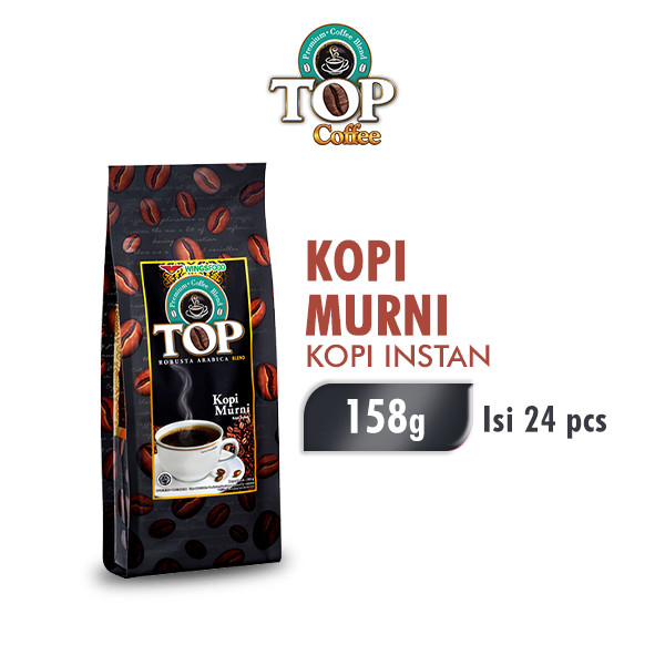 

Top Coffee Bubuk Kopi Instan Murni Kemasan 158 gram Murah & Hemat