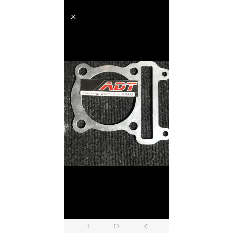 paking blok mio almunium 1.5mm 61mm