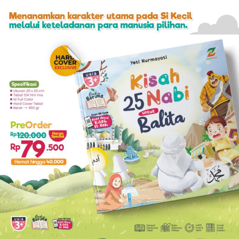 

READY BUKU ANAK Kisah 25 Nabi untuk Balita