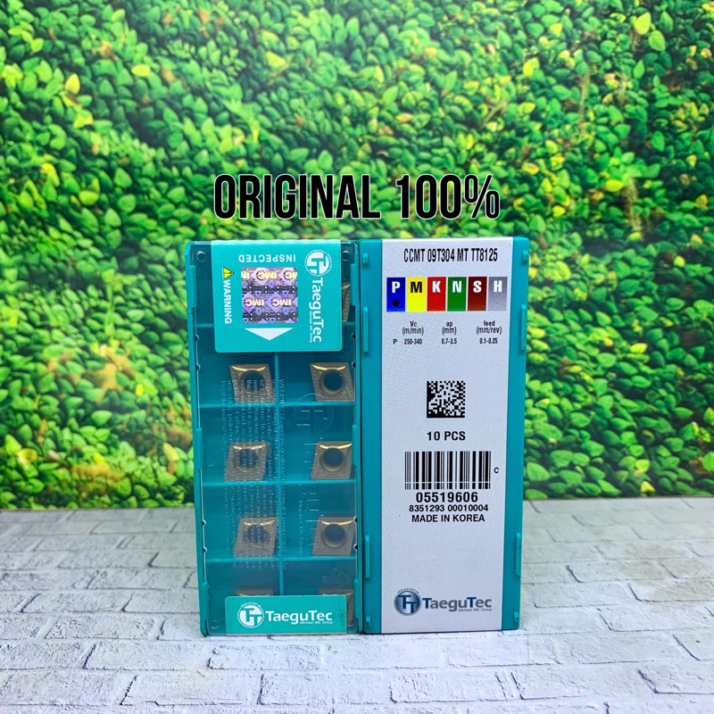 Insert CCMT 09T304 Original Taegutec baru..CCMT 09 T3 04..CCMT09T304