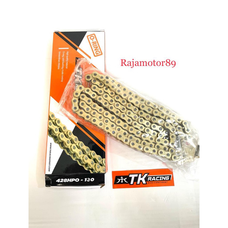 Rantai TK racing 428 O ring / rantai TK racing 428 HPO panjang 130L