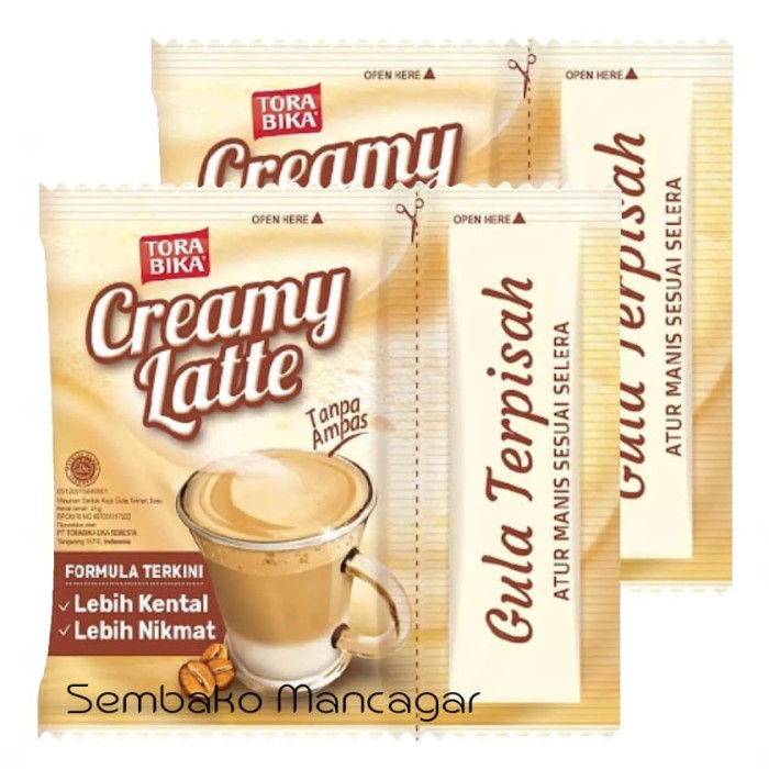 

RENCENG Torabika Creamy Latte Isi 10 Sachet @ 25 GR