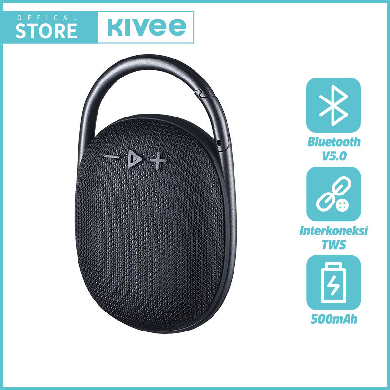 KIVEE Speaker Wireless Bluetooth portable mini karaoke TWS Wireless Perangkat Audio Kartun lucu Korea Selatan