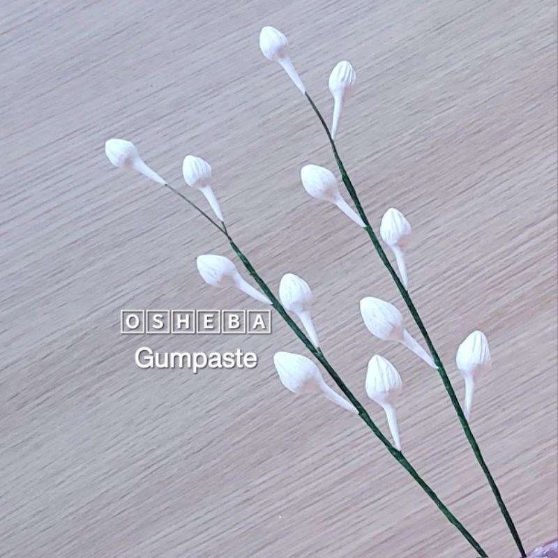 

[osheba] gumpaste kuncup 6 isi 1 rangkaian