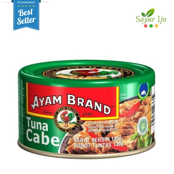 

Ayam Brand Hot Tuna Cabe 160 Gram Ikan Tuna Chunks Cabai Kaleng Instant