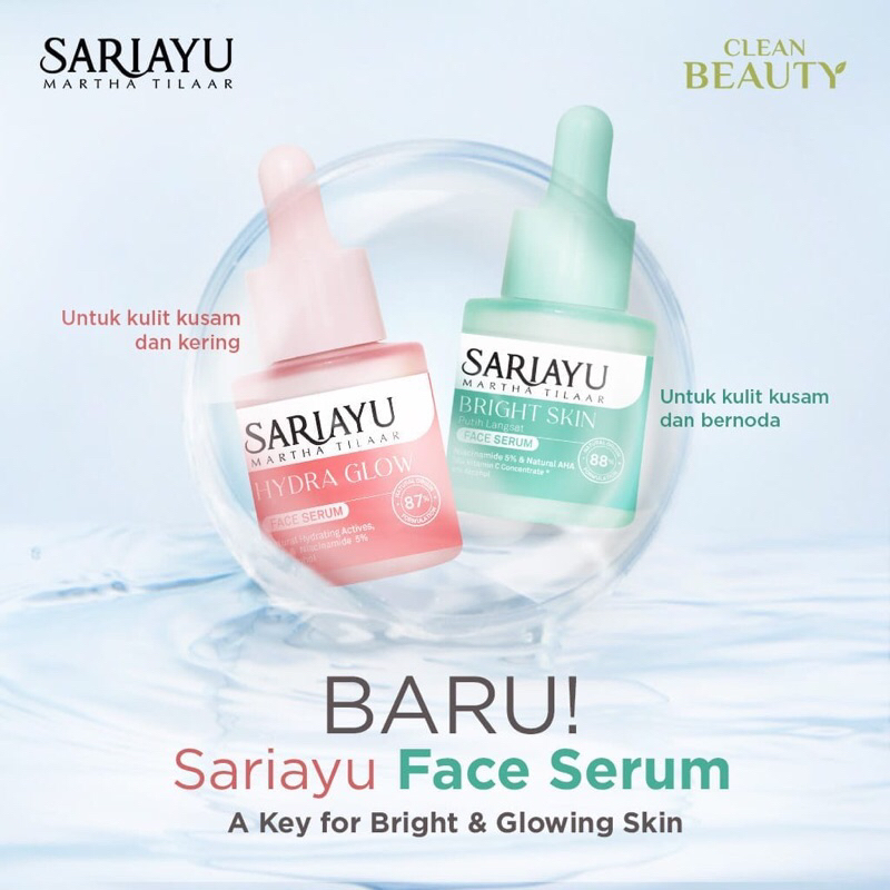 Sariayu Bright Skin Putih Langsat Face Serum 20ml Wajah