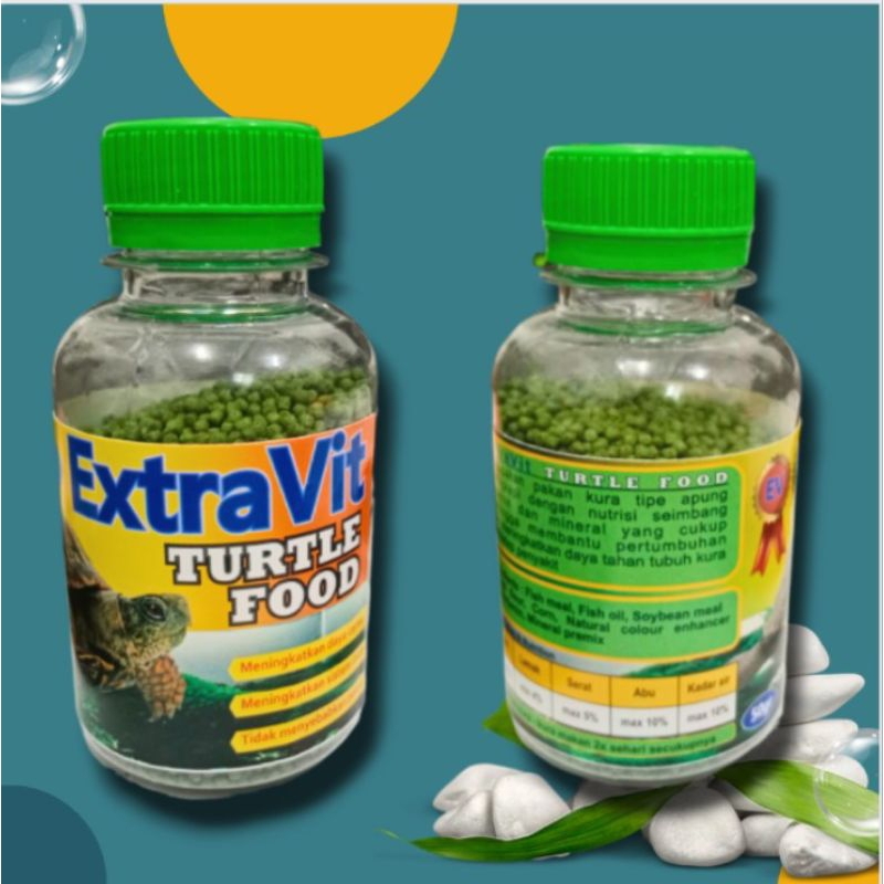 Makanan Kura Kura EXTRAVIT TURTLE FOOD 50GR