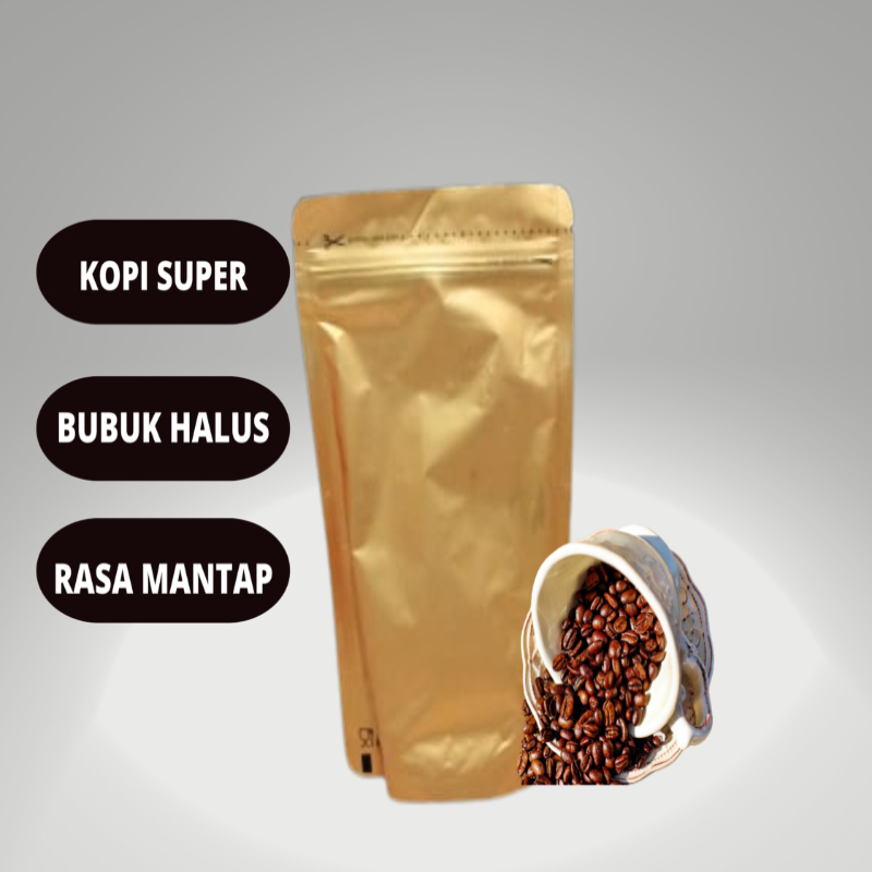 

Kopi Bubuk Hitam Robusta Premium 100 Gram