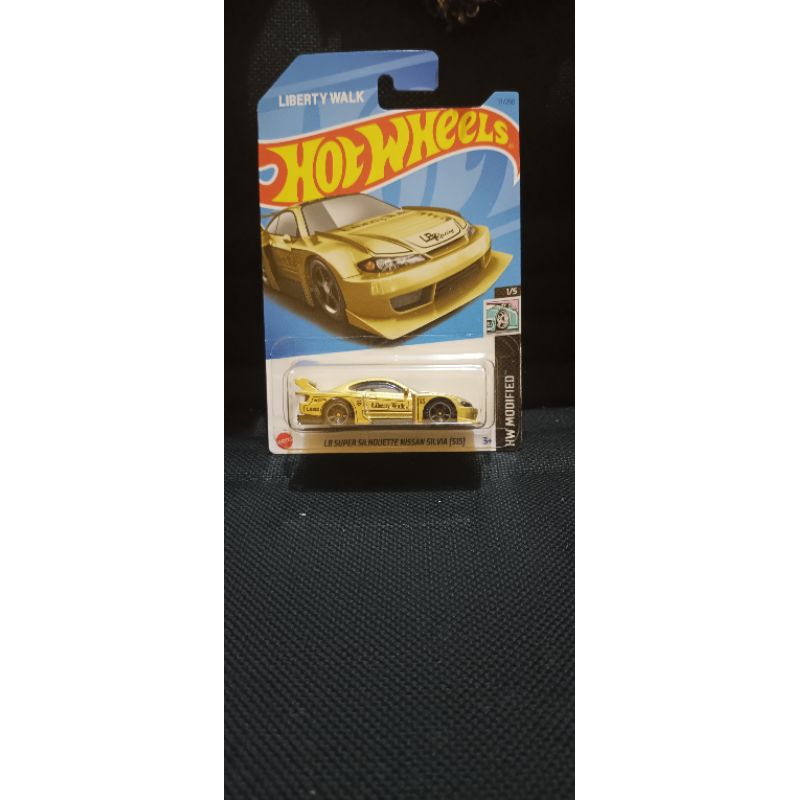 hotwheels Nissan Silvia s15 lbwk gold