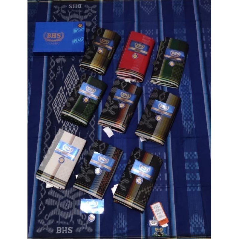 Sarung BHS classic motif songket sarung dewasa berkualitas sarung premium asli Indonesia