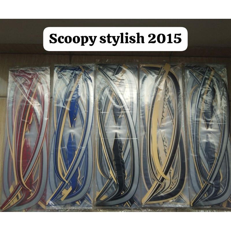 COD Sticker Honda Scoopy ORI 2015 / striping motor Scoopy fi full body