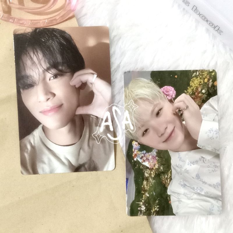 Photocard official Woozi Sector 17 New begin, Mingyu FTS Carver.