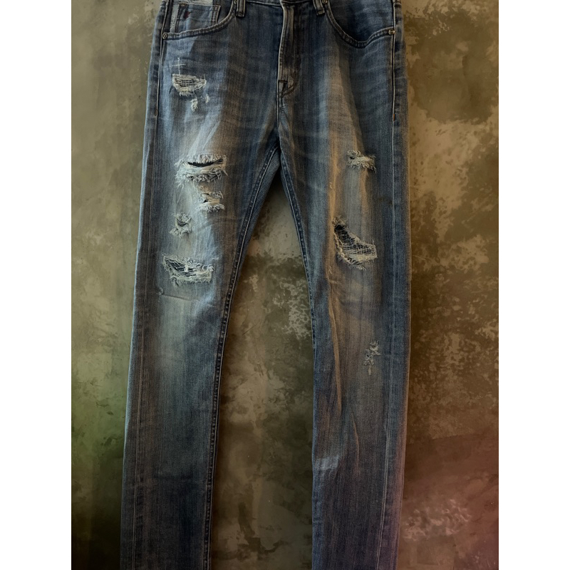 Celana jeans ripped pria Buckaroo Original