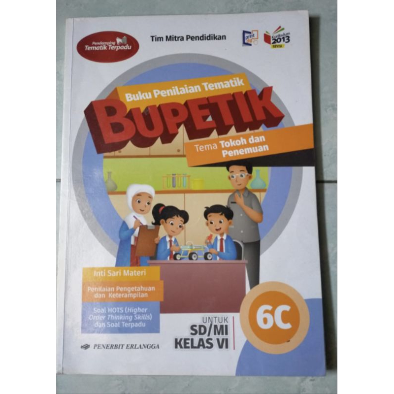 Bupetik 6C penerbit Erlangga kelas 6 SD
