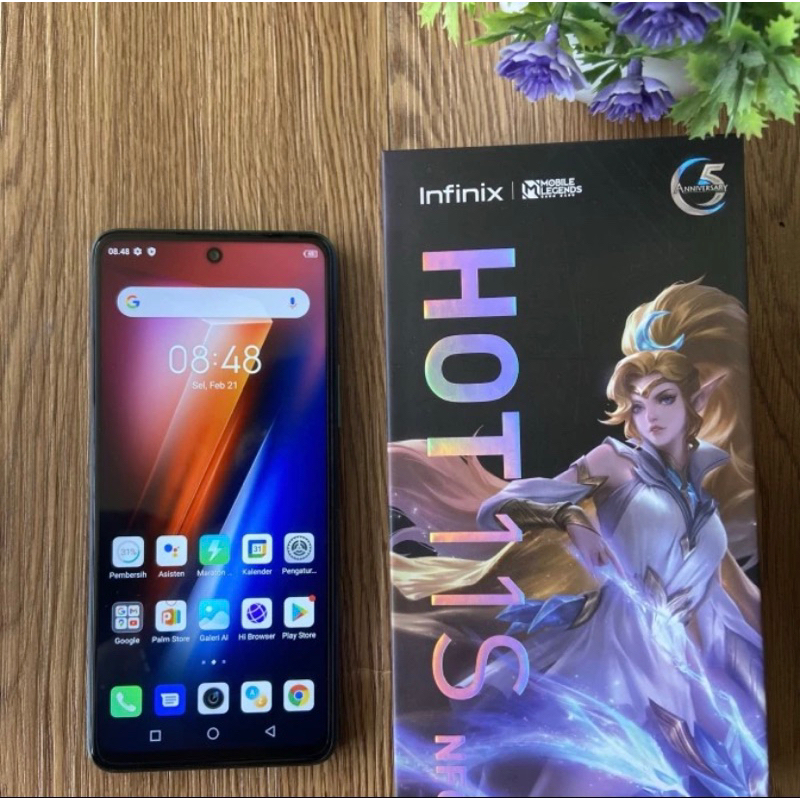 Infinix Hot 11s 4/64 6/128 NFC Second Bergaransi