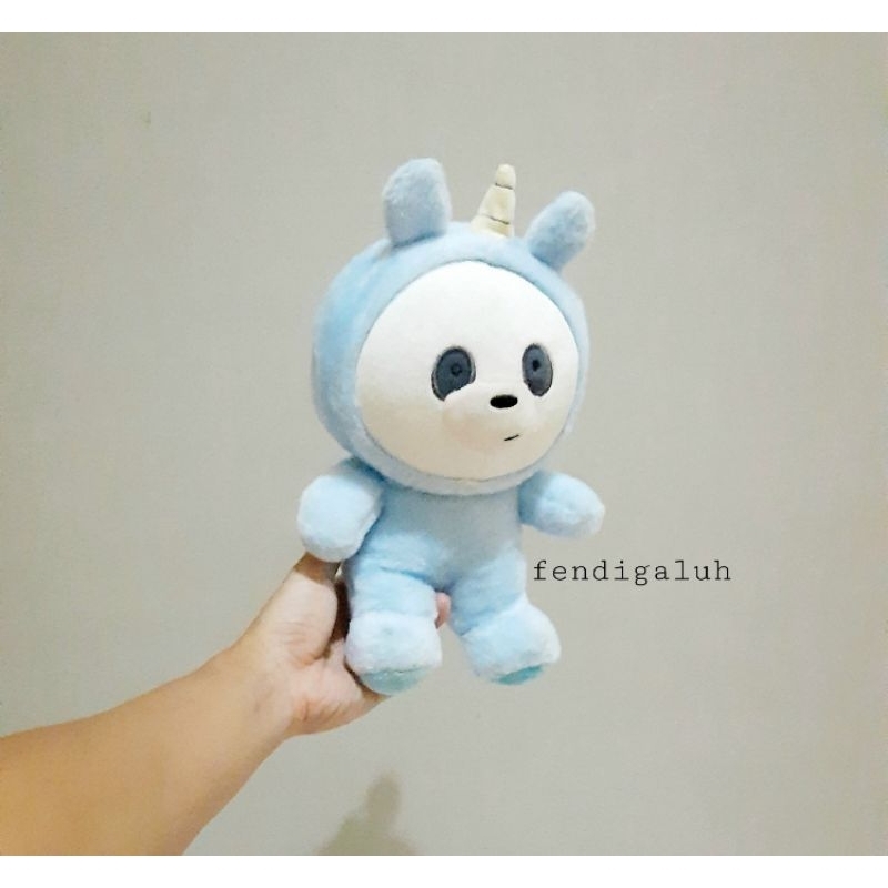 Fan Fan We Bear Bears Costum Unicorn Size 25 cm/ Boneka We Bear Bears
