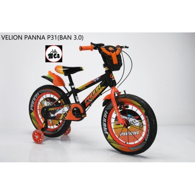 SEPEDA ANAK LAKI LAKI COWOK BMX 12 16 DAN 18 INCH VELION PANNA