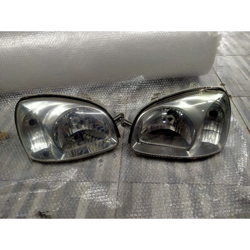 Headlamp Lampu depan hyundai Santa fe 2001 2002 2003 original merk Korea
