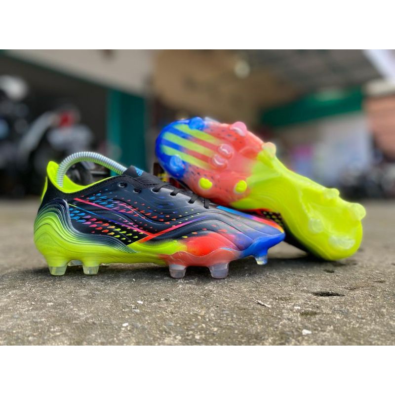 Soccer Adidas Copa Sense.1 FG - Core Black Bright Cyan