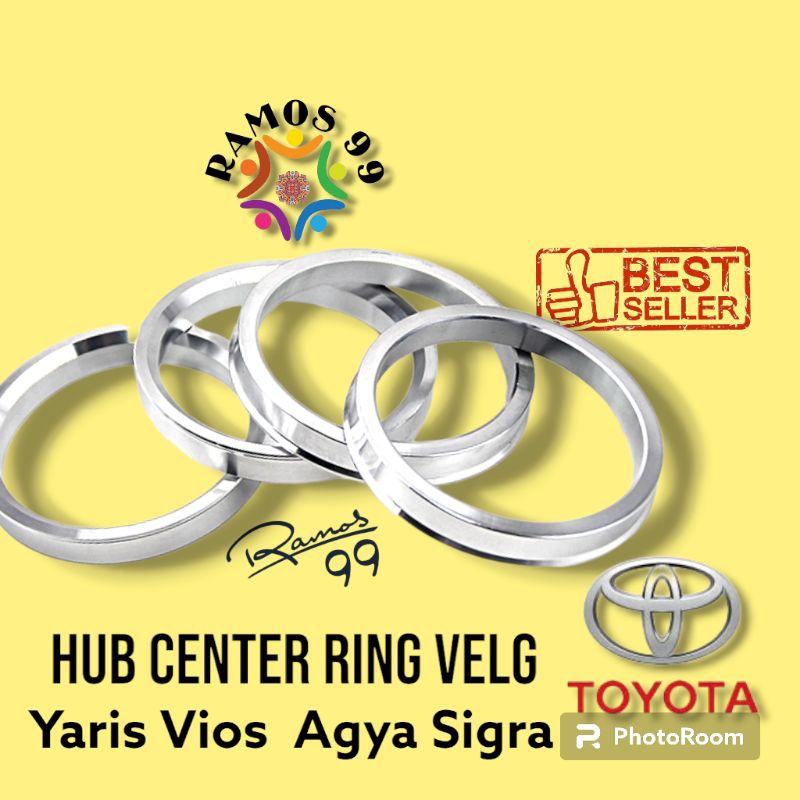 Center Ring Velg Mobil Toyota Yaris Vios Soluna Agya Sigra
