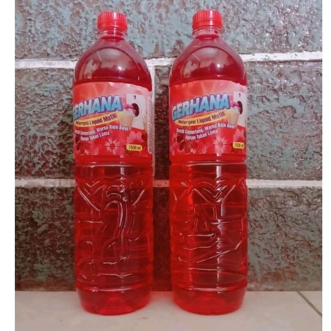 Detergent Cair 1.5Liter Sabun Cuci Baju Detergen Cair Sabun Cuci Pakaian Ditergen Cair Sabun Cuci Laundry Ditergent Sabun Cuci Cair Deterjen Cair Sabun Cuci Loundry Diterjen Cair Sabun Cair Londry So Klin Cair Rinso